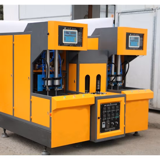 Botella de plástico semiautomática Aceite Champú Detergente Bebida carbonatada Jugo Agua potable Máquina para fabricar bebidas sopladora Sopladora de moldeo por soplado para mascotas