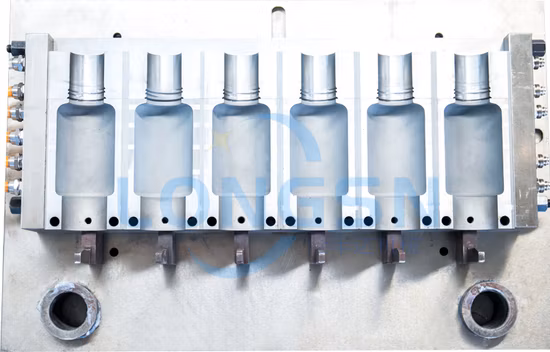 Máquina de moldeo por inyección y soplado completamente automática para botellas de plástico